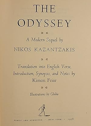 The Odyssey A Modern Sequel Translated into English Verse, Introduction, Synopsis and Notes by Ki...