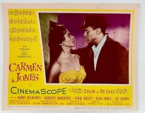 1954 ORIGINAL LOBBY CARD / "CARMEN JONES" / MUSICAL / LC #7