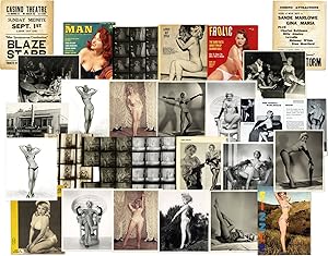 A Photographic Archive of Burlesque Model and Dancer Sandé Marlowe, [with] A group of publication...