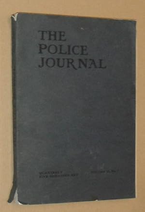 The Police Journal Vol.II No.3, July 1929: a quarterly journal for the police forces of the Empire