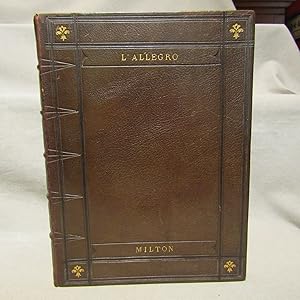 L'Allegro 20 mounted etchings by Etching Club first edition 1849 full brown morocco near fine