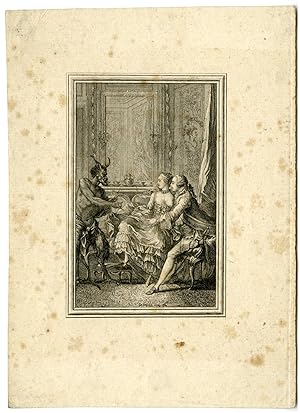 Antique Master Print-POEM-DEMON-IMPOSSIBLE-THING-de Longueil-Eisen-1762