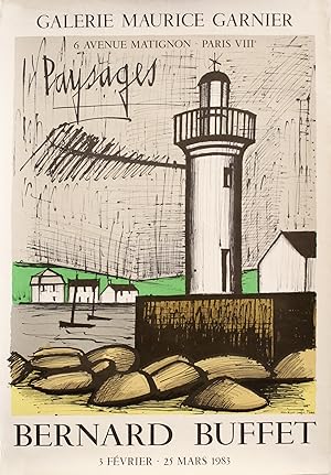 1983 French Exhibition Poster - Galerie Maurice Garnier - Bernard Buffet