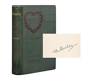 Evelina or The History of a Young Lady's Entrance into the World (Signed)