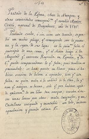 [Breve compendio de la sphera y de la arte de navegar] Tratado de la Esfera, Arte de Navegar y ot...
