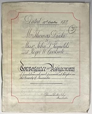 Indenture of Conveyance, 1902 [County Lancaster]