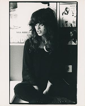 Original portrait photograph of Uschi Obermaier by Gerard Malanga, 1970