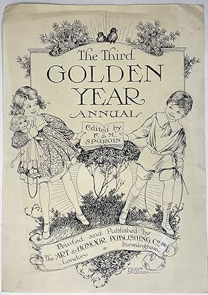 Original Pen & Ink Drawing: Cover Art for The Third Golden Year Annual