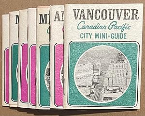 Set of Canadian Pacific City Mini-Guides: Vancouver / Amsterdam / Mexico City / Lisbon / Madrid /...
