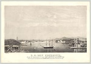 U. S. Ship Portsmouth, Bearing the broad pendent of Commo. James Armstrong, Com'dr. A. H. Foote, ...