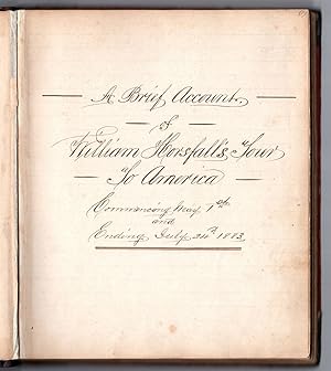 A Brief Account of William Horsfall's Tour of America. Commencing May 1st and Ending July 24th, 1883
