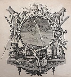 Le Feu ( Fire ) Engraving from ' Devises Pour les Tapisseries du Roy ' (Designs for Tapestries fo...