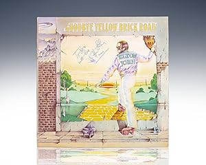 Elton John Signed Goodbye Yellow Brick Road.