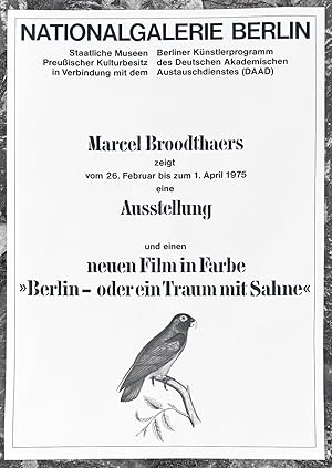 Ausstellung und einen neuen Film in Farbe "Berlin - oder ein Traum mit Sahne"