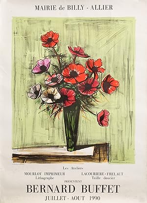 1990 French Exhibition Poster - Bernard Buffet at Mairie de Billy-Allier (Bernard Buffet)