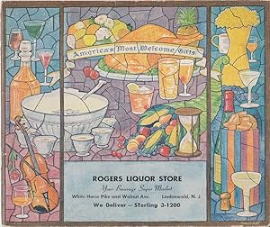 America's Most Welcome Gifts - Catalog from Rogers Liquor Store in Lindenwold, N. J. [SCARCE]