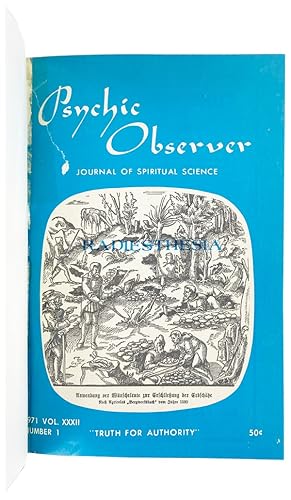 Psychic Observer: Journal of Spiritual Science - Vol. XXXII, Nos. 1-7 (January - July 1971) [Seve...