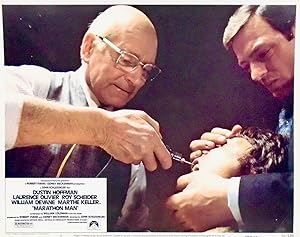 1976 "MARATHON MAN" TWO (2 ) ORIGINAL LOBBY CARDS / TEETH DRILLING SCENE