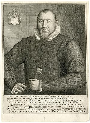 Antique Print-PORTRAIT-JACOB MUYS VAN HOLY-DORDRECHT-van Hoogstraten-1677