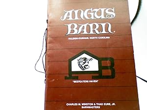Angus Barn Menu and Wine List 1989 - Raleigh , North Carolina