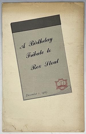A Birthday Tribute to Rex Stout