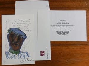 Portrait on "Beautiful" (Signed Drawing)