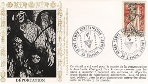 Auschwitz Deporation 40 Years German Concentration POW Camps RARE FDC