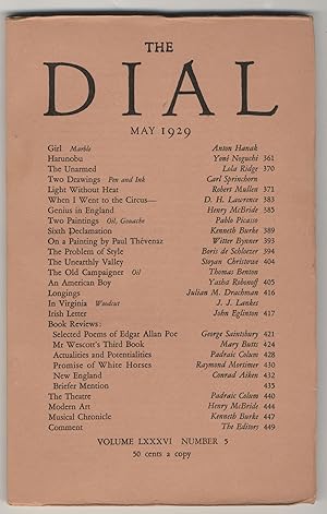 "When I Went to the Circus," contained in THE DIAL Volume LXXXVI â 5