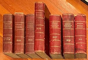 Fourteen Irish Almanacks spanning 1812 - 1856.