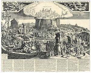 Rare-Antique Master Print-TABULA CEBETIS-JOURNEY HUMAN LIFE-Visscher-Matham-1640