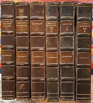 Six Volumes., Complete. The Poetical Works of Henry Wadsworth Longfellow