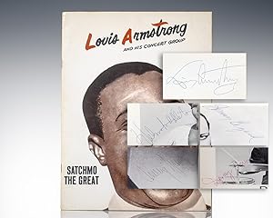 Louis Armstrong Signed Program.
