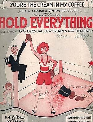 You're the Cream in My Coffee - Sheet Music from Hold Everything - Boxing Cover