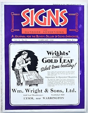 SIGNS And Outdoor Advertising [Vol.5 No.5 February 1932]