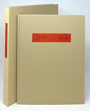 Description of a Masque, Signed Limited Edition with Newsletter