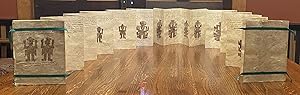 [MEXICAN OTOMI MANUSCRIPT ON AMATE BARK "PAPER" - DROUGHT]. Tratamiento de una ofrenda para pedir...