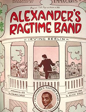 Alexander's Ragtime Band - Vintage Sheet Music