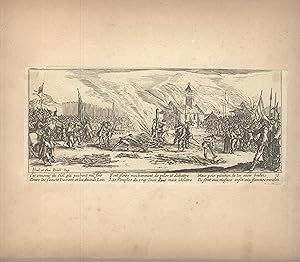 Les grandes miseres de la guerre: No. 13 - Le bucher