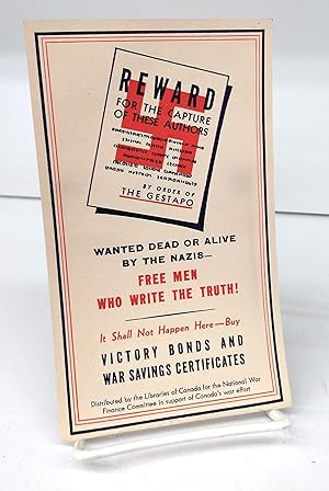World War II Libraries of Canada anti-Nazi flyer
