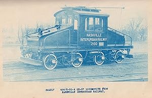Electric Railways and Traction [manuscript-title on page one]