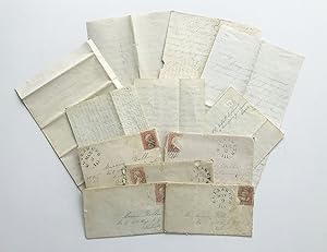 [Lot of seven autograph letters, signed, by a young Illinois woman to her ambulance-driver friend...