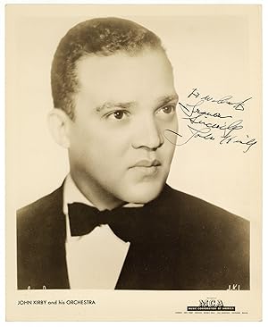 [Inscribed Vintage Promotional Photograph]: John Kirby and his Orchestra