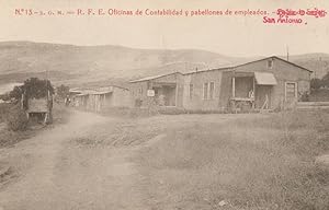 San Antonio R.F.E. Oficinas De Contabilidad Rare Old Spanish Postcard