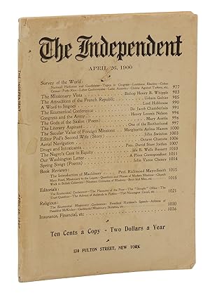 "The Negro's Case in Equity" in The Independent, April 26, 1900