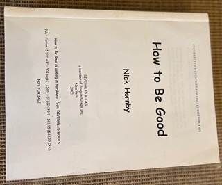 How To Be Good