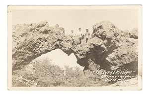 Natural Bridge at Nations Canyon, Davis Mountains, West Texas, 1930s