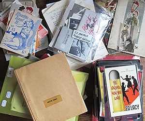 A Collection of Typescripts, Artwork, Correspondence, Photographs, and Annotated Paperback & Jack...