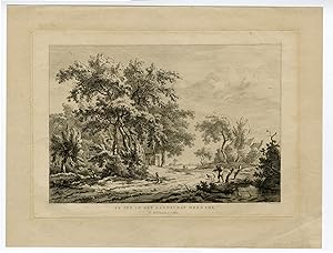 Antique Master Print-LANDSCAPE-YDE-DRENTHE-Schwegman-van Drielst-1771
