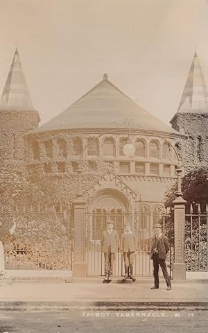 Talbot Tabernacle Notting Hill London Antique Real Photo Postcard