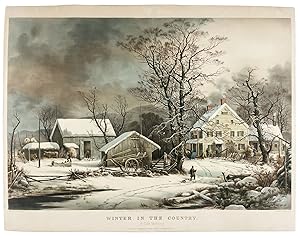 Winter in the Country. A Cold Morning